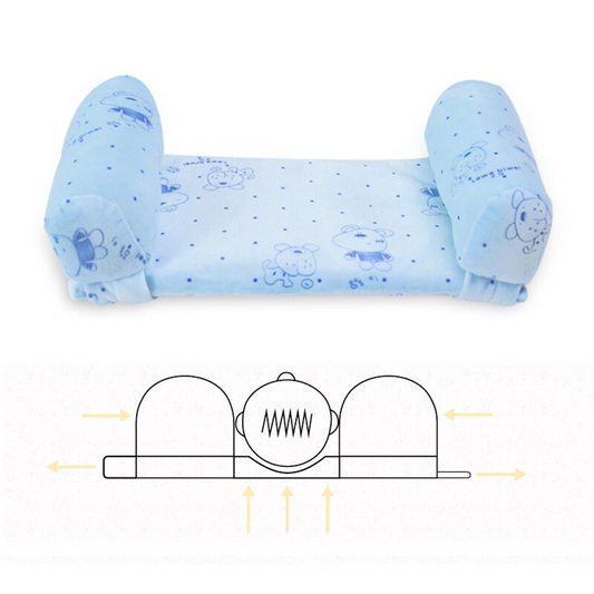 Baby Sleeping Bed Set with Pillow & Side Cushions – Soft Cotton Newborn Mattress, Safe & Breathable Infant Nest