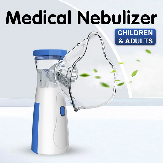 Portable Nebulizer for Asthma – Compact Inhaler Machine for Kids & Adults | Medical Grade Steam Therapy for Easy Breathing Relief | Quiet Handheld Nebulizer for Home & Travel Use