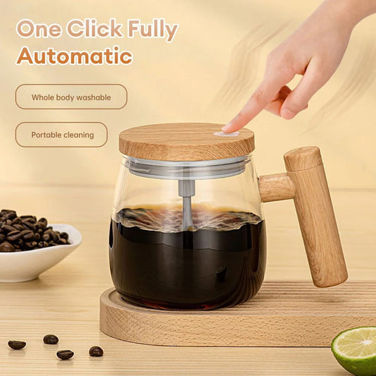 Self Stirring Coffee Mug | Automatic Electric Mixing Cup | Rechargeable, Waterproof Self-Mixing Mug for Coffee, Milk & Drinks – Perfect for Home, Office & Travel